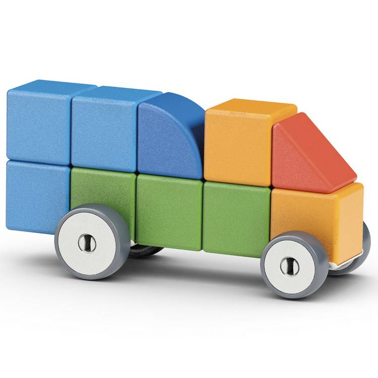 Geomag Magicube Shapes Little World 25-piece block set, UK version
