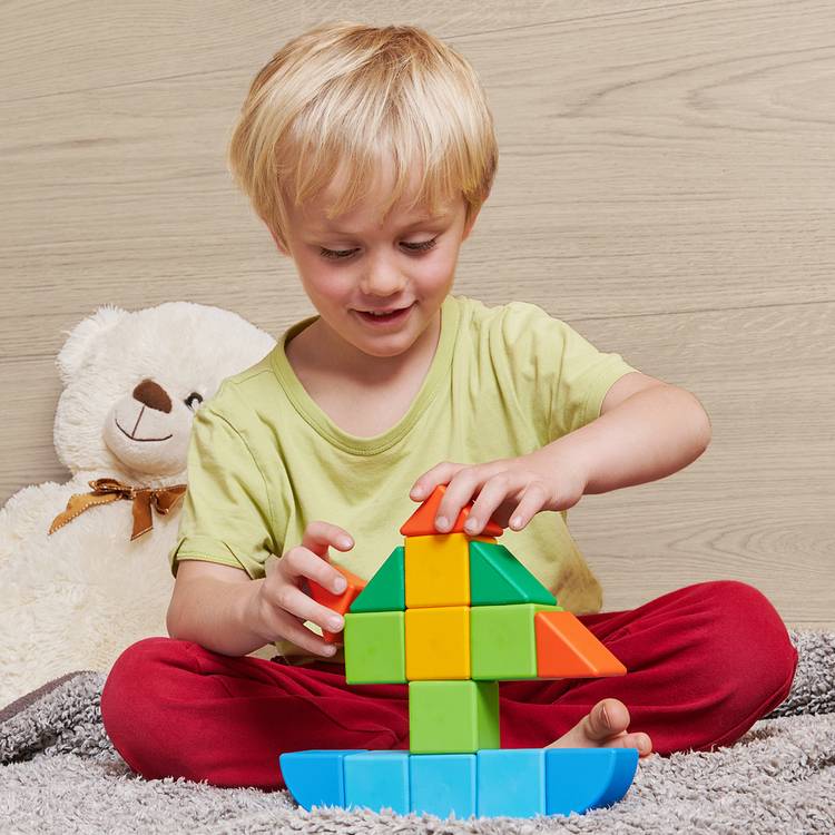 Geomag Magicube Shapes Little World 25-piece block set, UK version