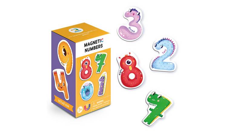 Dodo magnetic numbers 10 pieces - British product