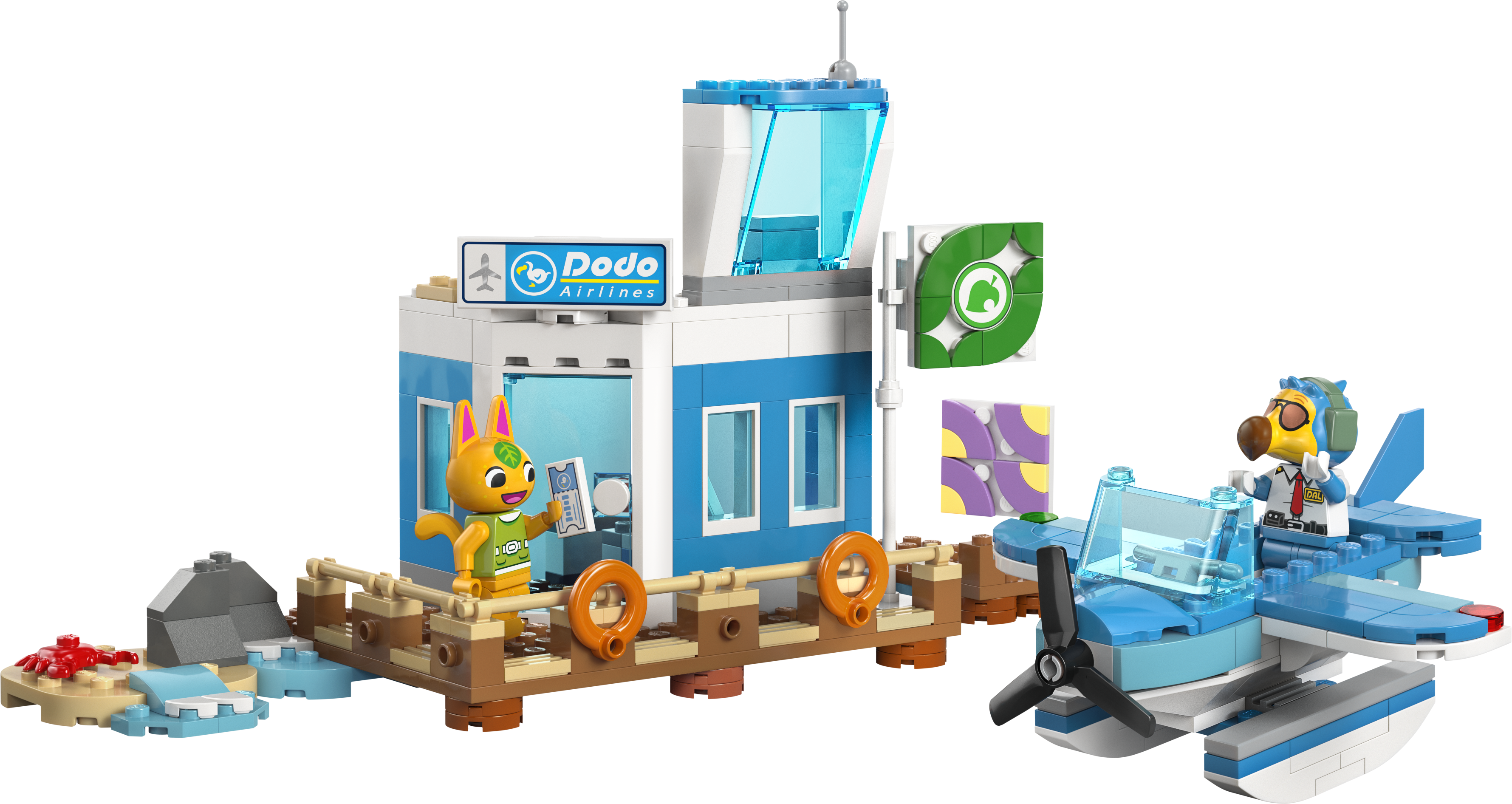 LEGO Animal Crossing airplane 292 pieces, UK version