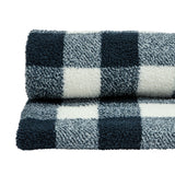 Home Teddy Fleece Throw Navy 125x150cm - British product