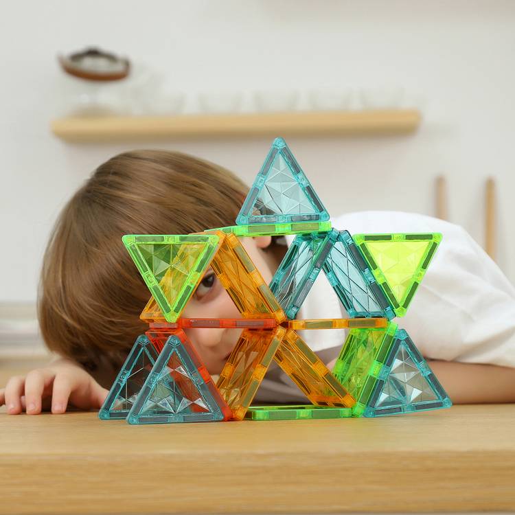 Geomag magnetic tiles Gems 44 pieces - British product