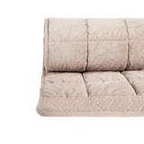 Habitat velvet quilted bedspread beige 200x150cm - British product