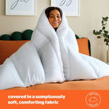 Silentnight Warm & Cosy 18 tog duvet single, imported from the UK