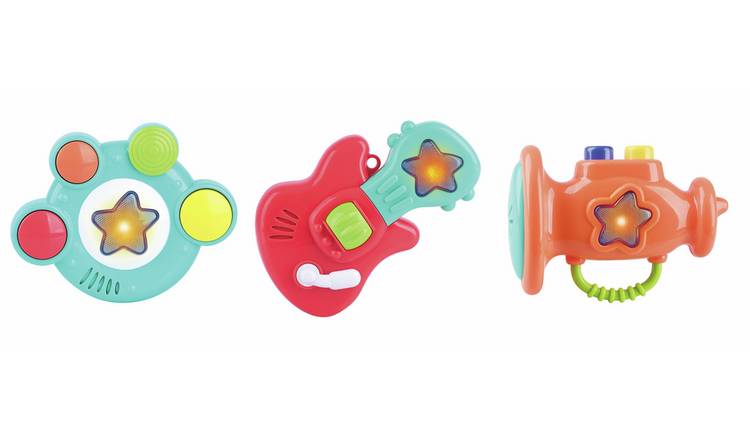 Chad Valley Rocks Star 3-piece musical toy set - British product