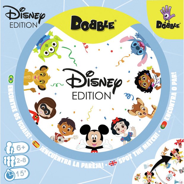 Zygomatic Dobble Disney game for kids (British brand)