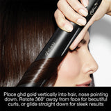 ghd Gold hair straightener bundle black (British brand)