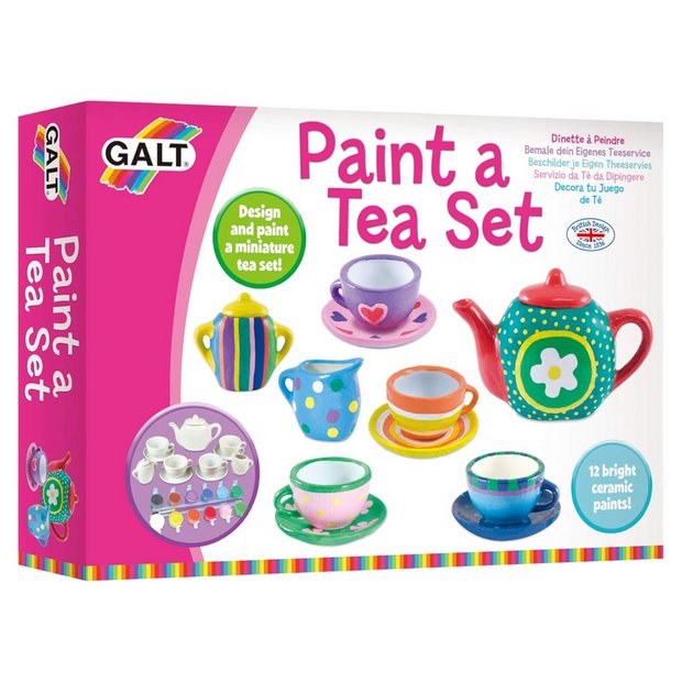 Galt Paint A Tea Set craft kit, imported from the UK
