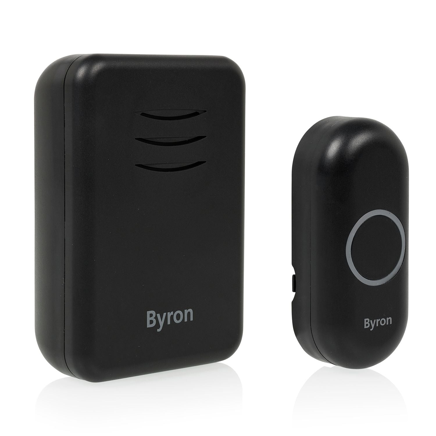 Byron portable doorbell black, imported from the UK