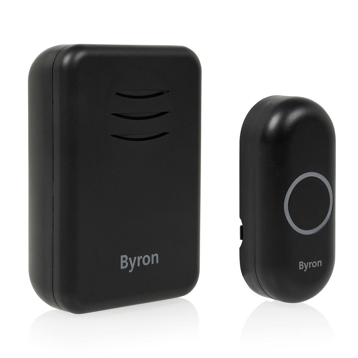 Byron portable doorbell black, imported from the UK