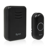 Byron portable doorbell black, imported from the UK