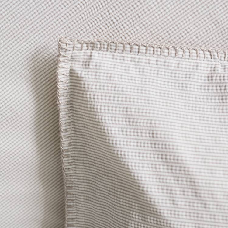 Habitat seersucker single bedding set blanket stitch - British product