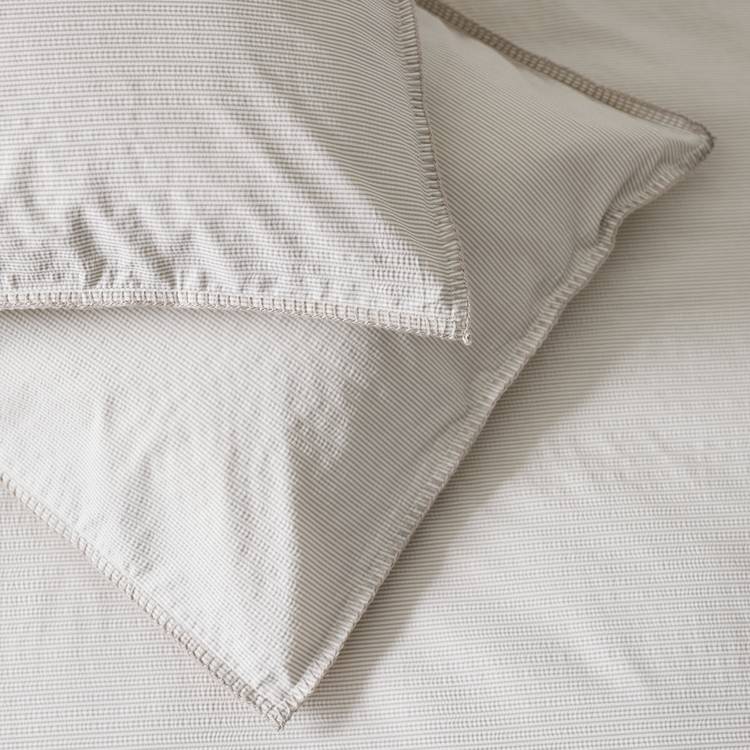 Habitat seersucker single bedding set blanket stitch - British product