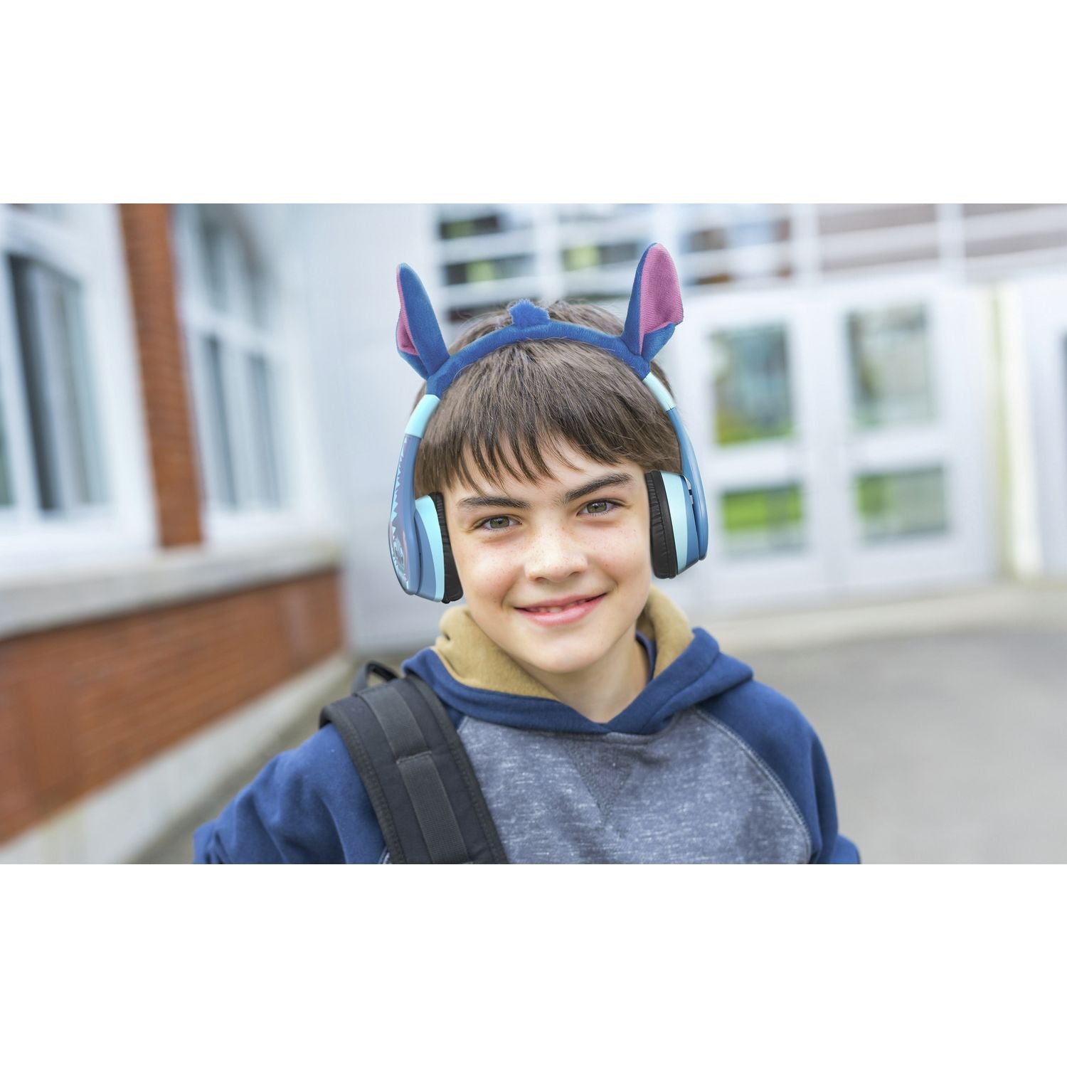 Disney Stitch Bluetooth headphones blue - British product