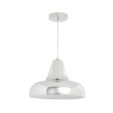 Habitat Aerial metal pendant light polished chrome 33cm - British product