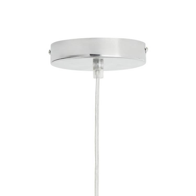 Habitat Aerial metal pendant light polished chrome 33cm - British product