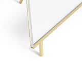Habitat gold acrylic easel picture frame 5x7 inches - British product