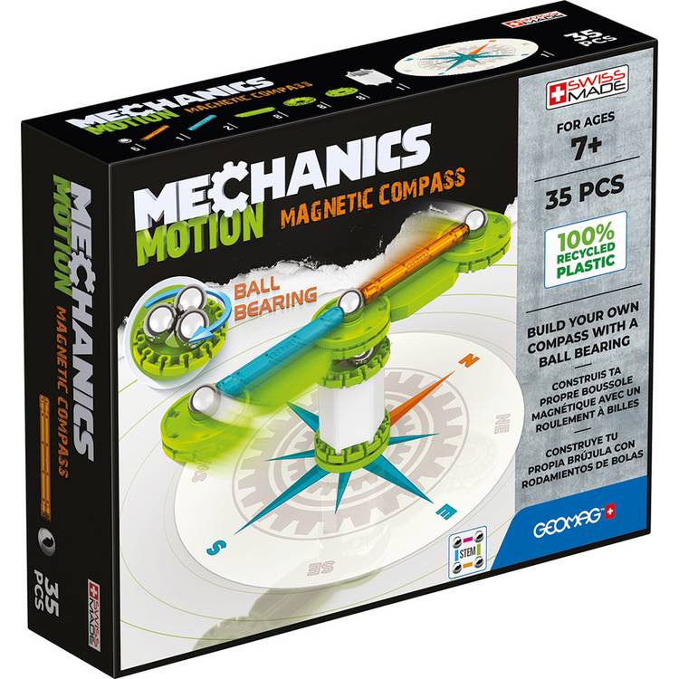 Geomag Mechanics Gravity Compass 35 pieces, imported from the UK
