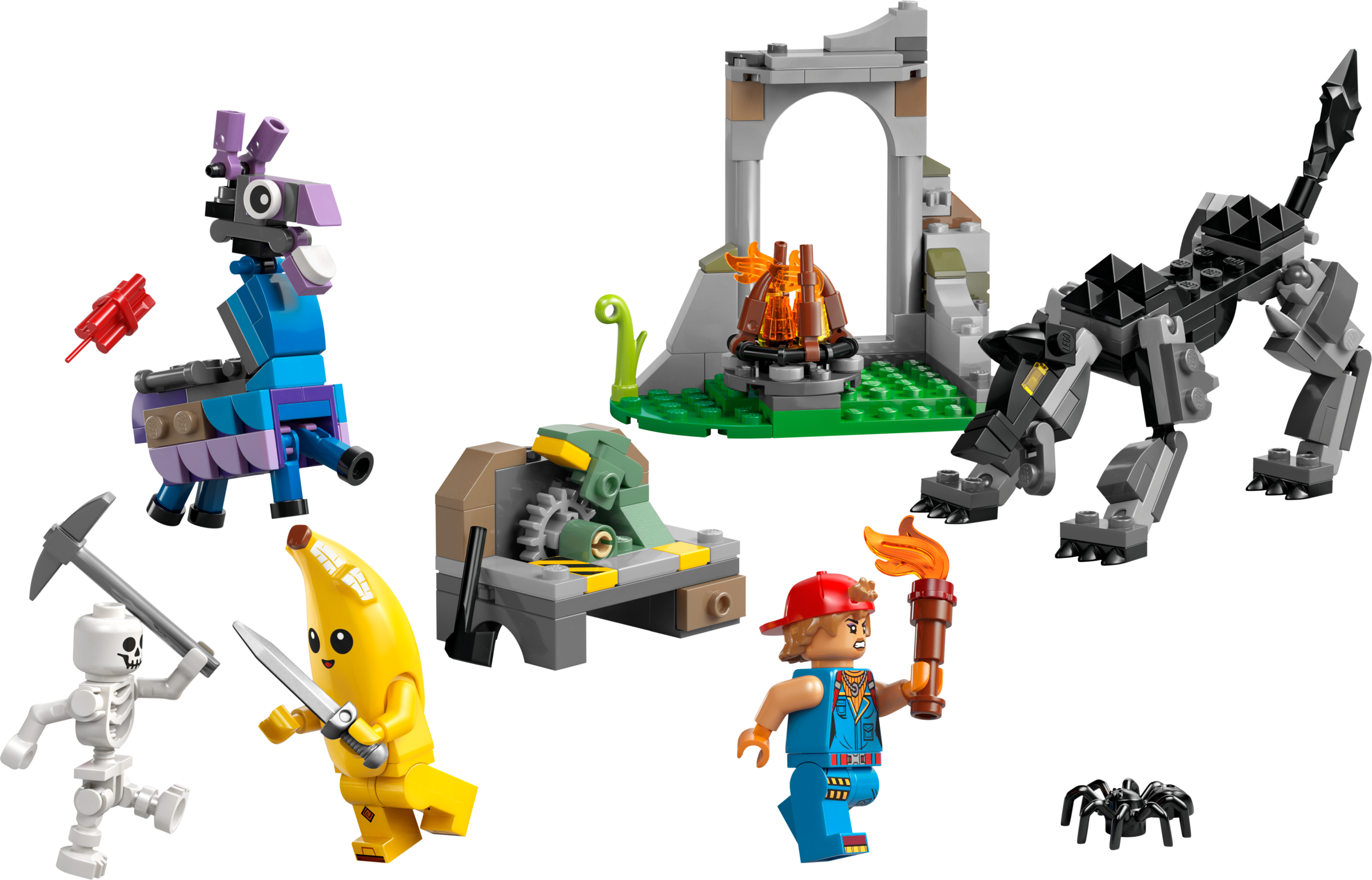 LEGO Fortnite Peely Sparkplug Camp 250 pieces, imported from the UK