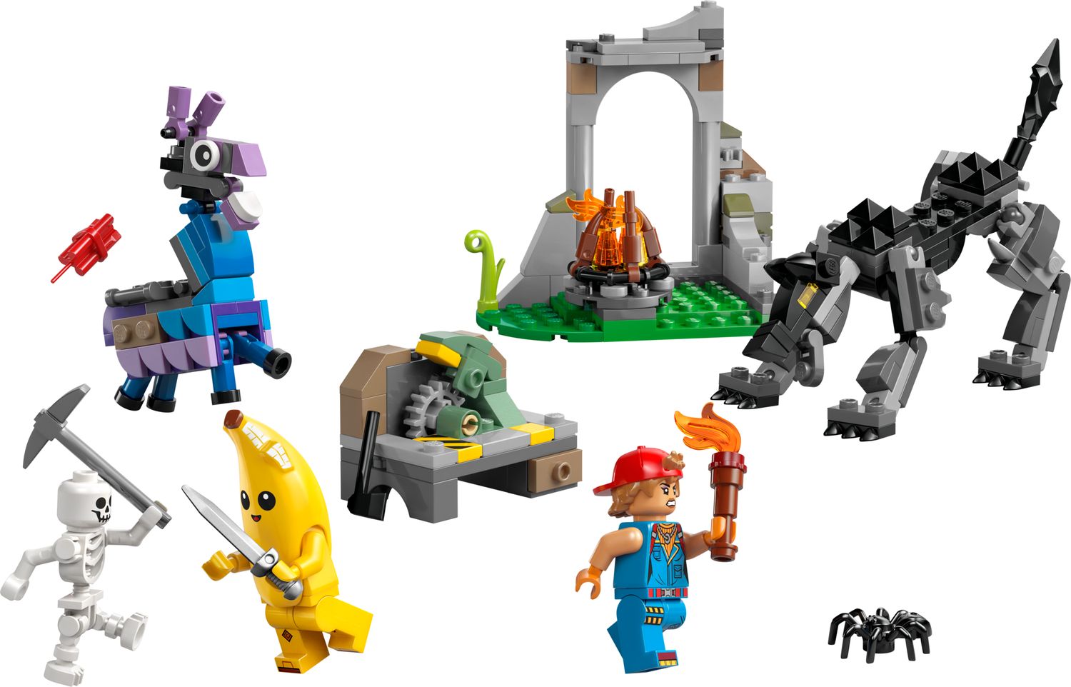 LEGO Fortnite Peely Sparkplug Camp 250 pieces, imported from the UK