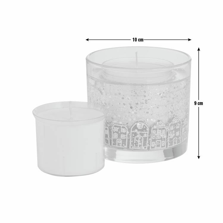 Argos Home refillable gel candle set Christmas Cookie, imported from the UK