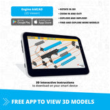 Engino construction set Custom Bike with 5 bonus models (British brand)