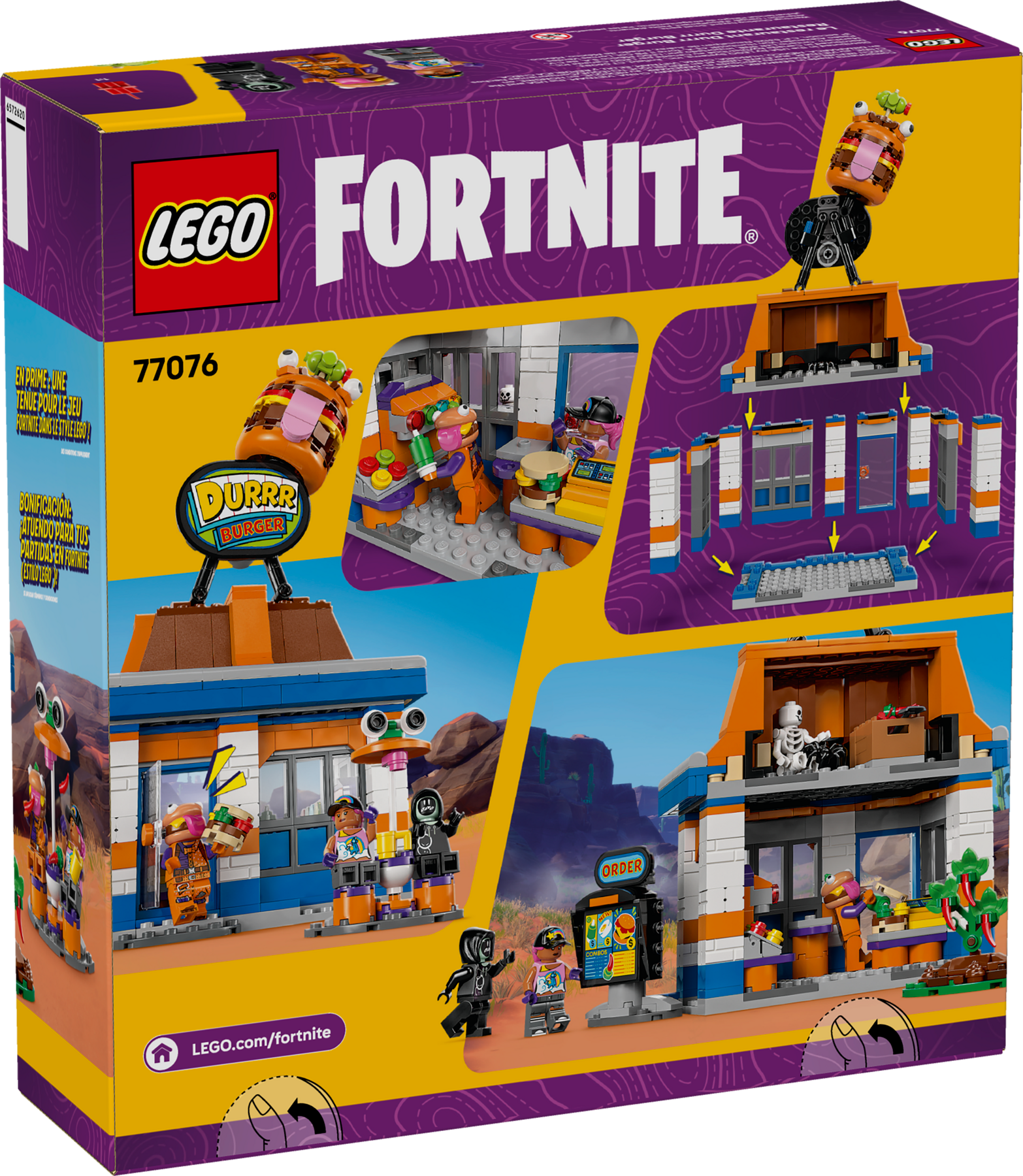 LEGO Fortnite Durrr Burger Restaurant Set, imported from the UK