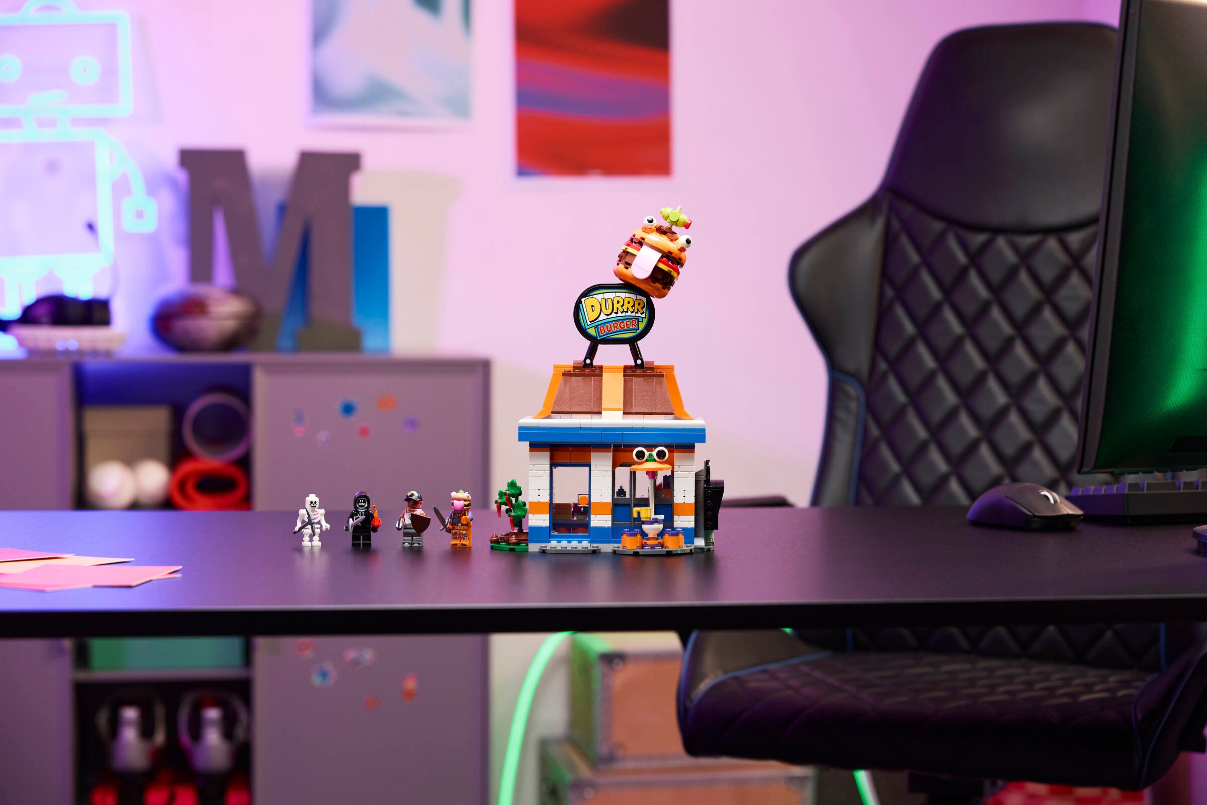 LEGO Fortnite Durrr Burger Restaurant Set, imported from the UK