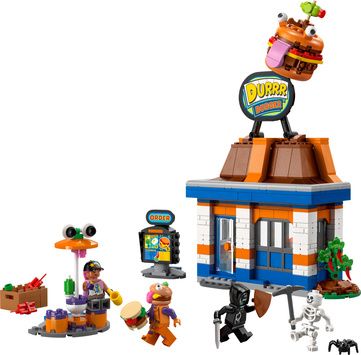 LEGO Fortnite Durrr Burger Restaurant Set, imported from the UK