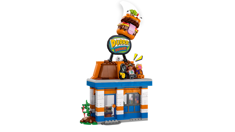 LEGO Fortnite Durrr Burger Restaurant Set, imported from the UK