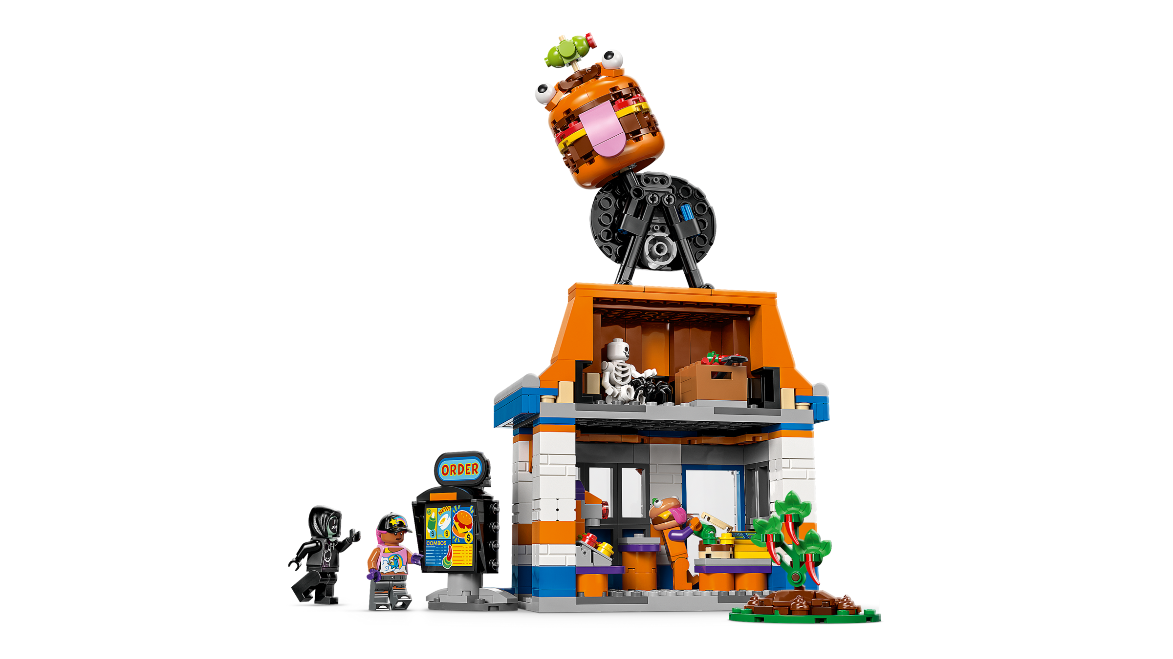 LEGO Fortnite Durrr Burger Restaurant Set, imported from the UK