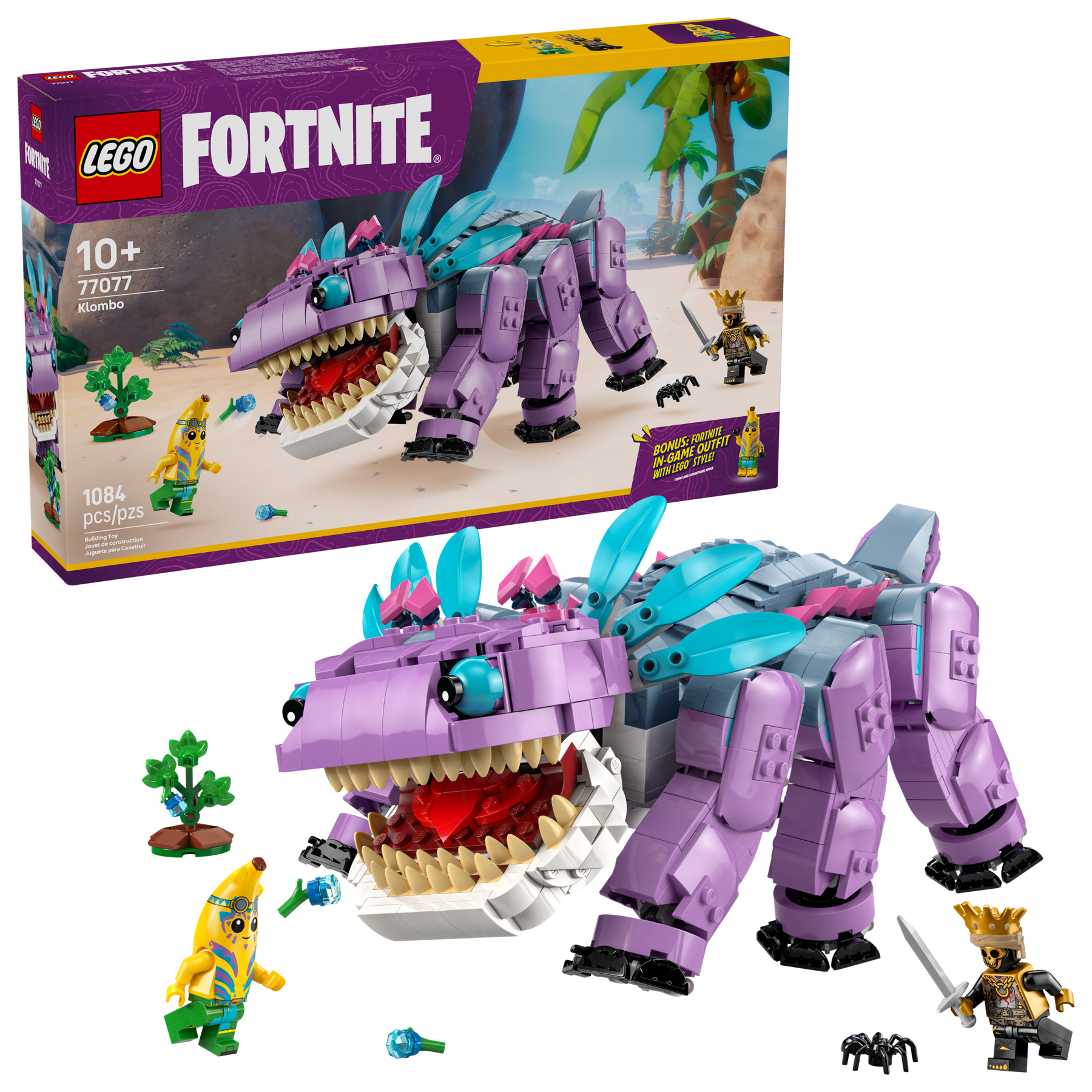 LEGO Klombo Fortnite #77077 building set 1084 pieces, UK version