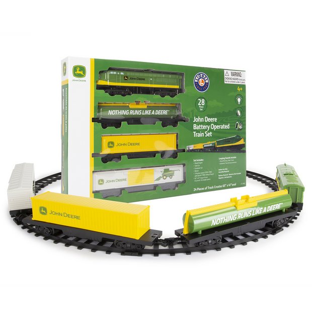 John Deere train set 28 pieces, imported from the UK