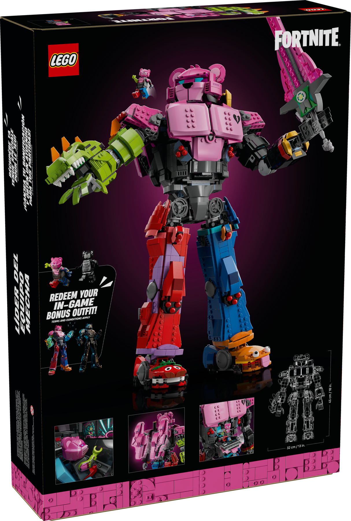 LEGO Mecha Team Leader Building Set 2503 Pieces, imported from the UK