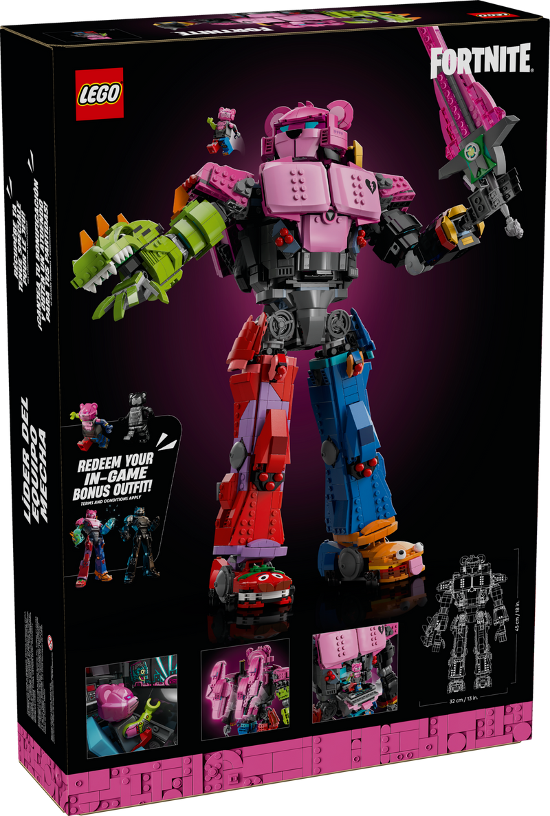 LEGO Mecha Team Leader Building Set 2503 Pieces, imported from the UK