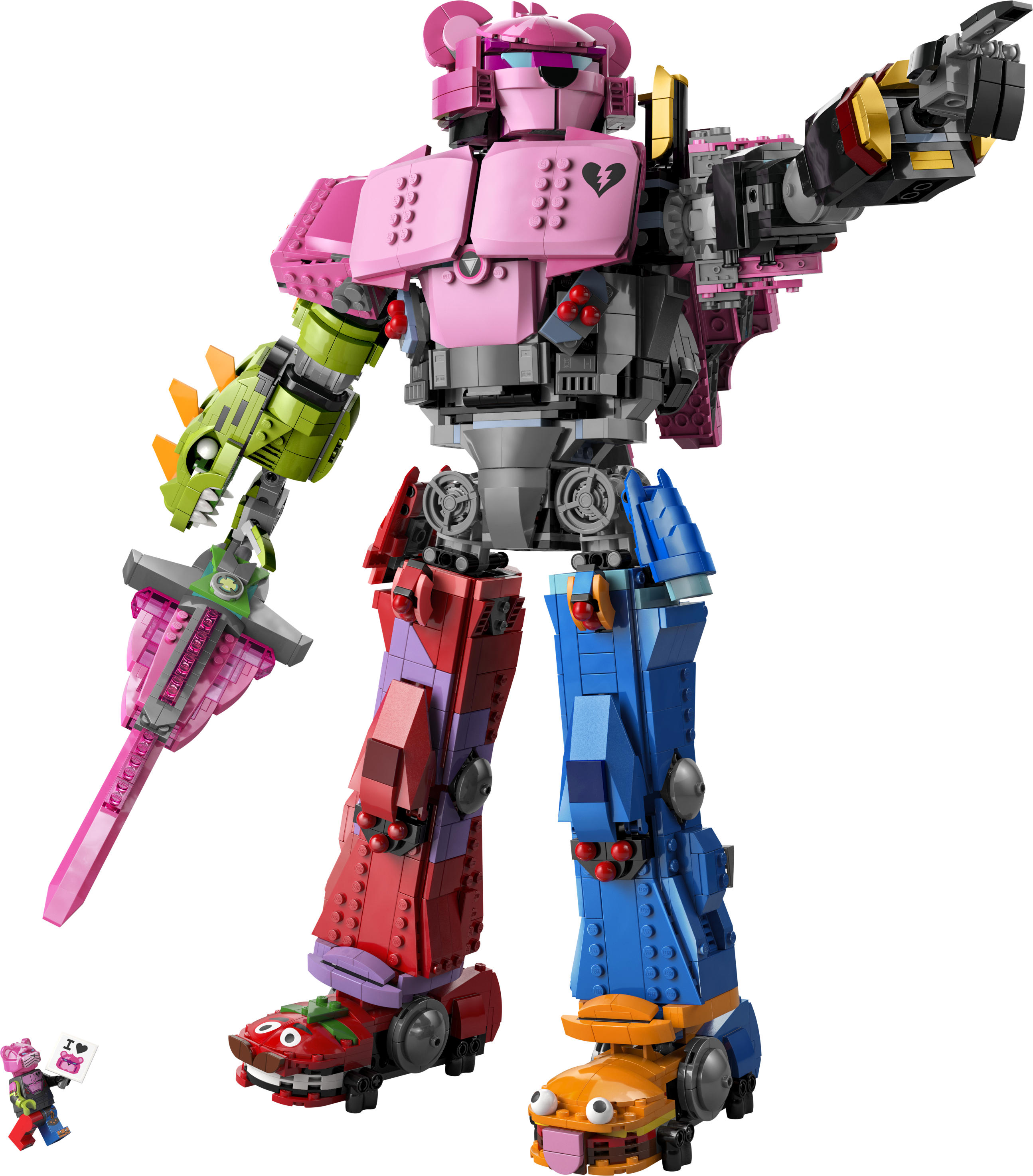 LEGO Mecha Team Leader Building Set 2503 Pieces, imported from the UK