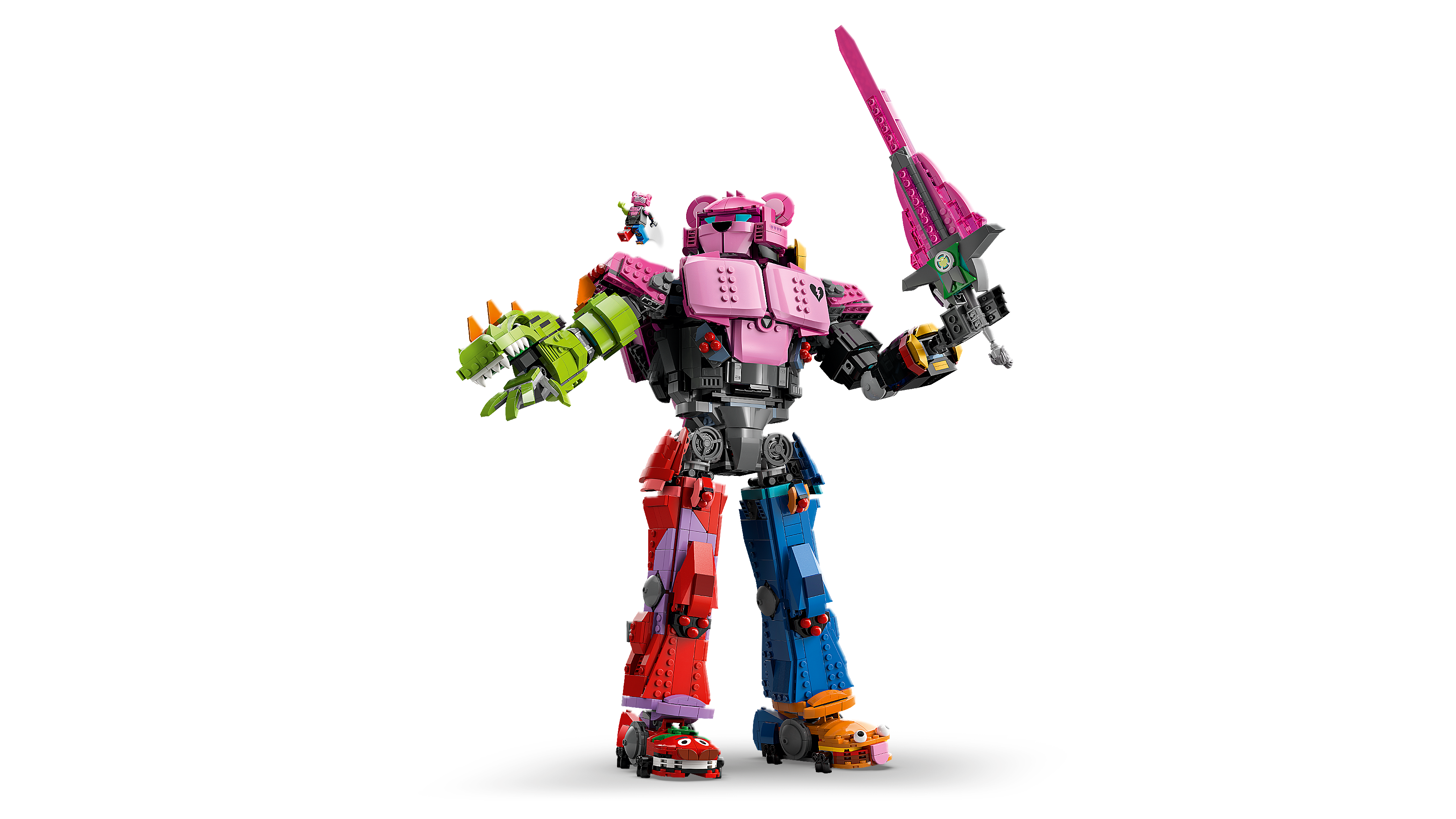 LEGO Mecha Team Leader Building Set 2503 Pieces, imported from the UK