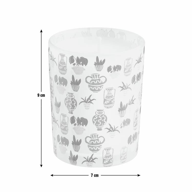 Habitat medium boxed candle Santorini, imported from the UK