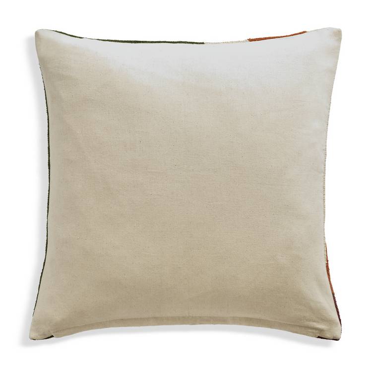 Habitat Autumn Crewel Abstract cushion 43x43cm (British brand)