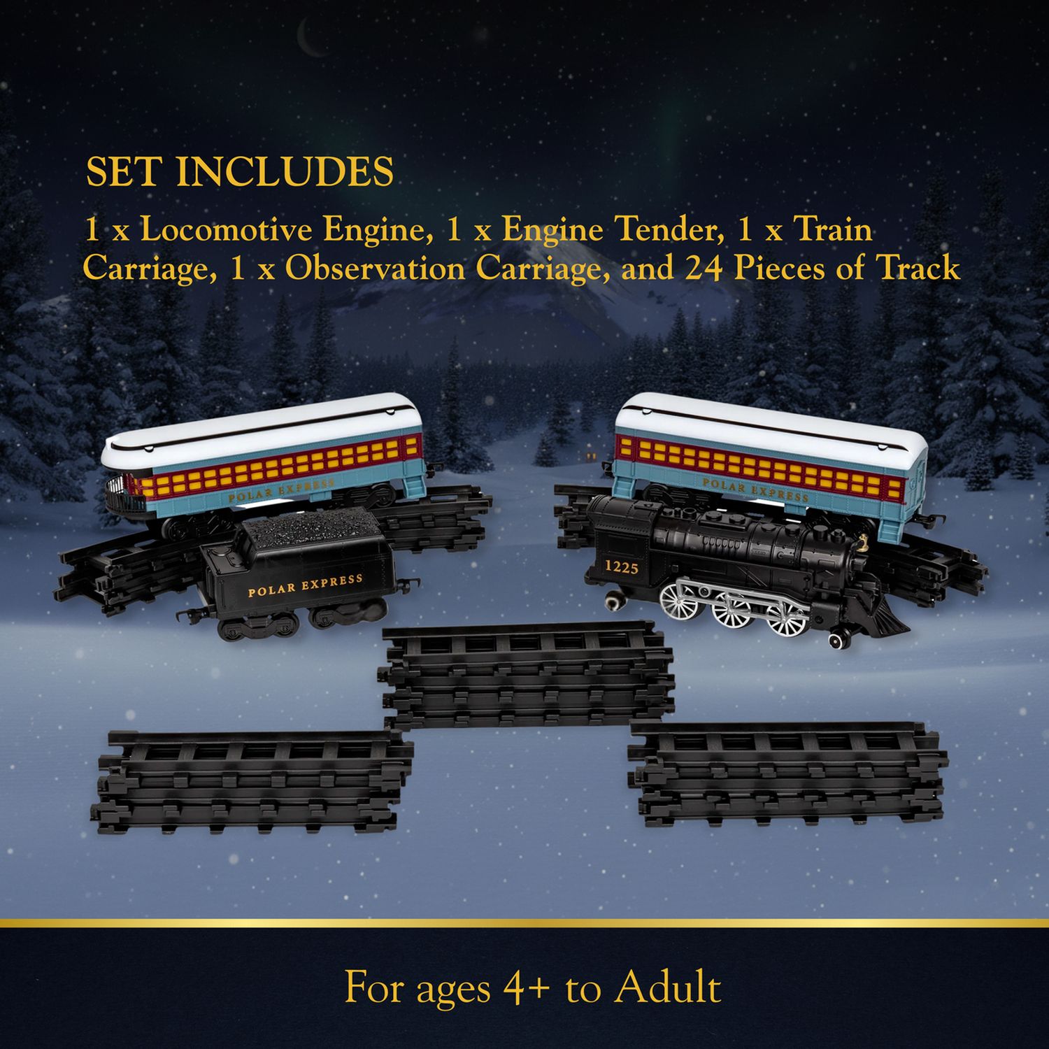 Lionel Polar Express train set 28 pieces, imported from the UK