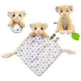 Lion King baby gift set with Simba plush rattle and comforter, UK version