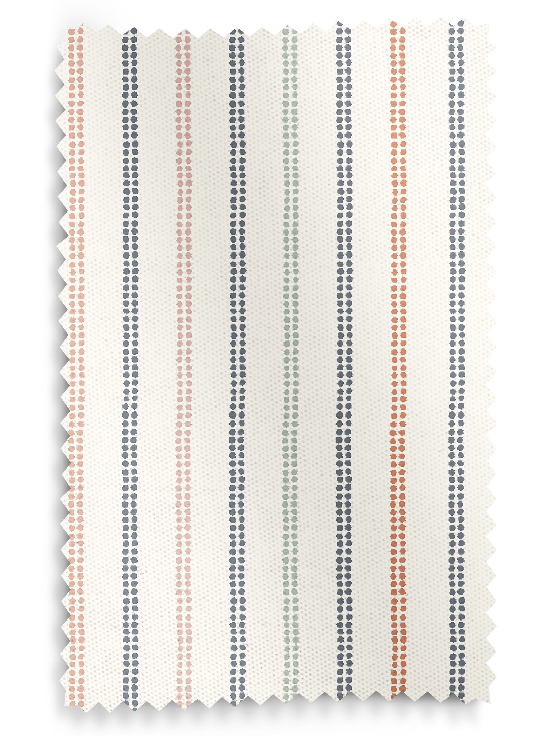 Laura Ashley Apricot Candy Stripe 100% cotton roman blinds - British product