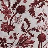 Argos Home burgundy foliage print bedding set single (British brand)