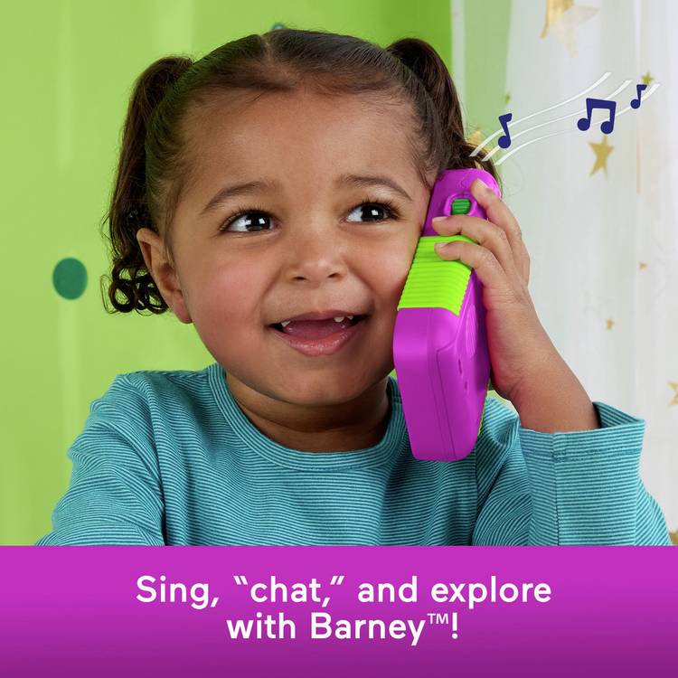 Fisher-Price musical toddler toy phone Hey Barney Phone (British brand)
