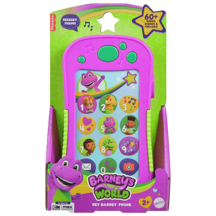 Fisher-Price musical toddler toy phone Hey Barney Phone (British brand)