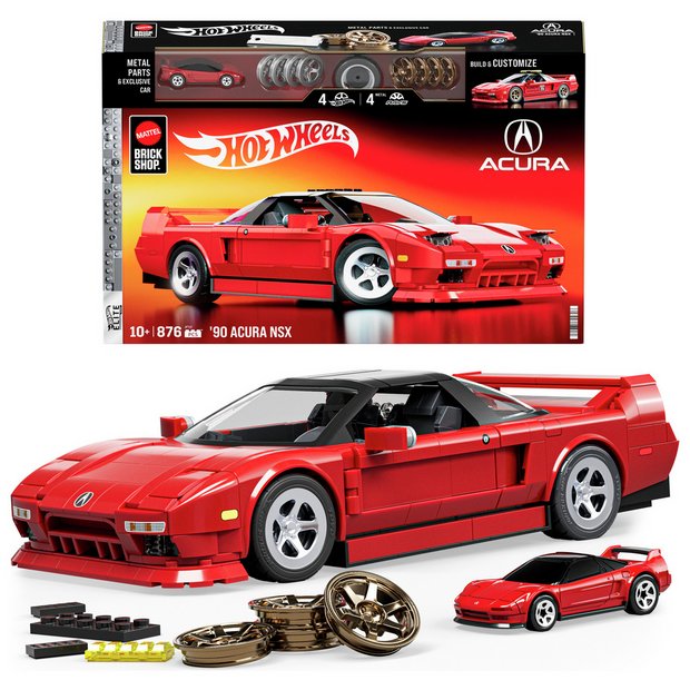 Mattel building kit '90 Acura NSX 876-piece, UK version