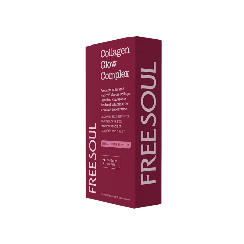 Free Soul Collagen Glow mixed berry sachets (British brand)