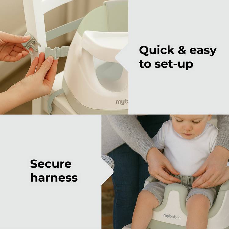 My Babiie feeding booster seat Oatmeal 2kg (British brand)