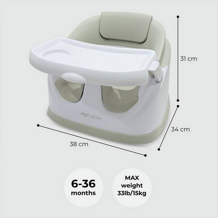 My Babiie feeding booster seat Oatmeal 2kg (British brand)