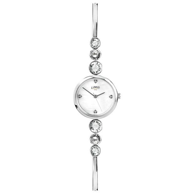 Limit ladies white dial alloy bracelet watch, imported from the UK